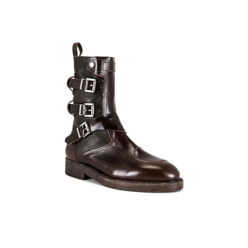 FREE PEOPLE Ankle Boots 4cm Women's Dark Brown-2