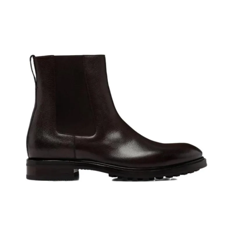 TOM FORD Chelsea Boots 1.8cm Men's Brown-1