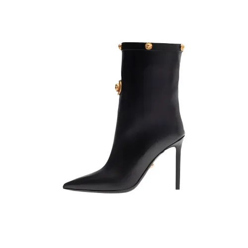 VERSACE Leather Stiletto X Kith Black Women's