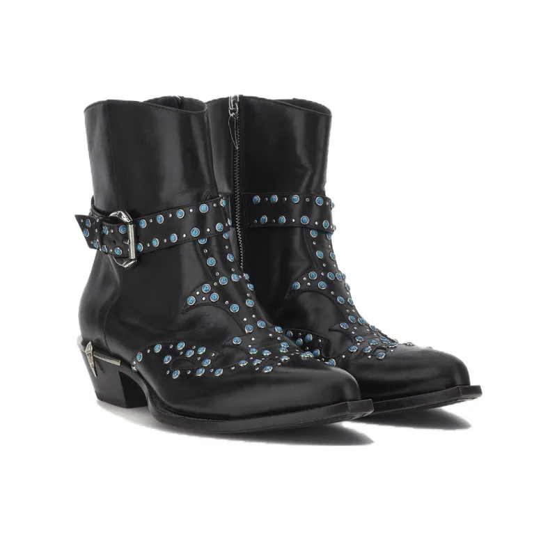 Roberto Cavalli Ankle Boots Men's Black-2