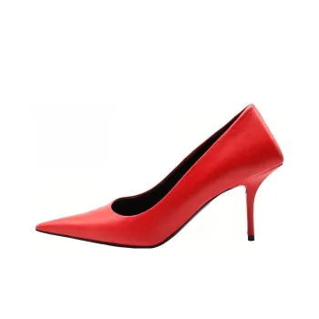 Balenciaga Slim Heel High Heels Women's Red