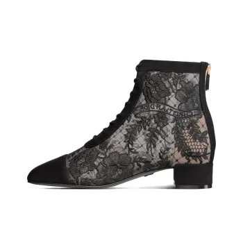 DIOR Naughtily D Ankle Boots 3cm Women's Black
