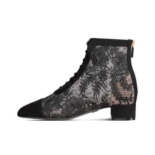 DIOR Naughtily D Ankle boots navy 3cm Women's Black