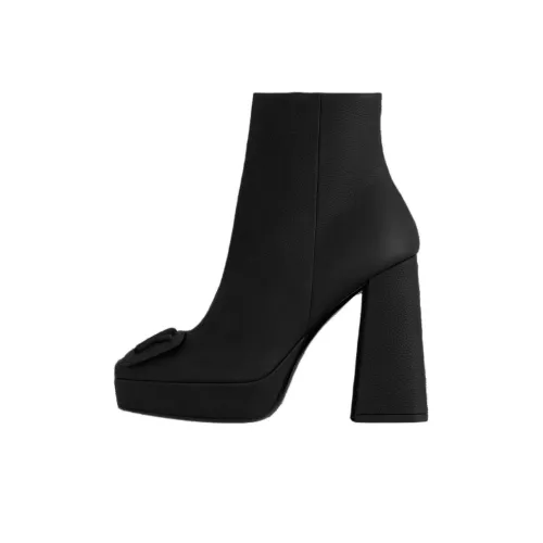 LOUIS VUITTON Shake Ankle Boots 9.5cm Women's Black