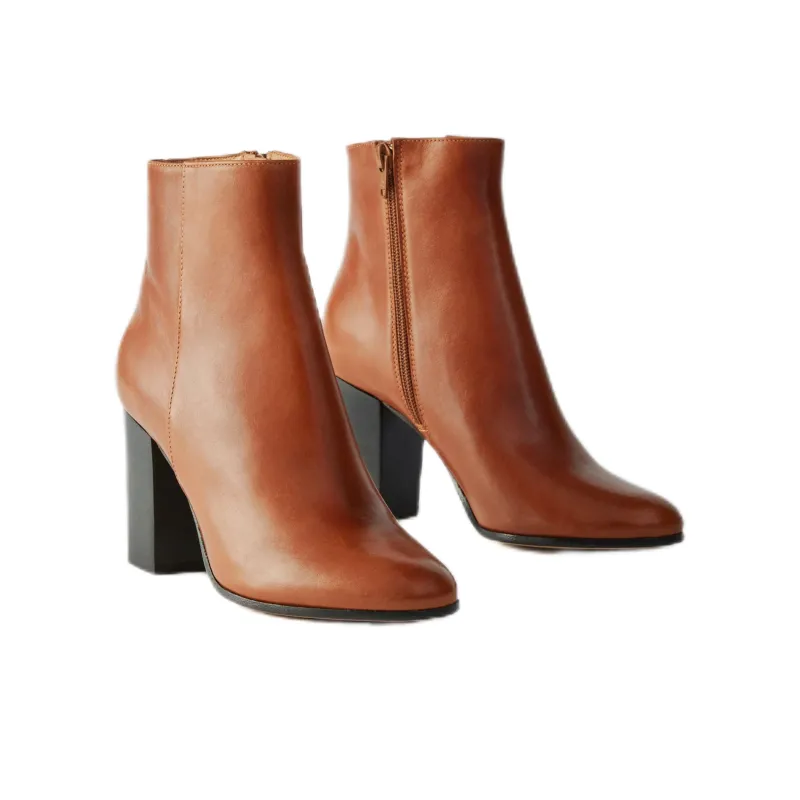 Maje Ankle Boots Women's Dark Brown-2