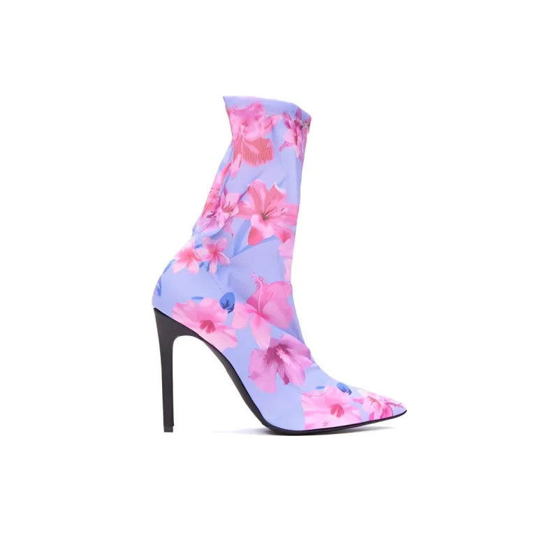 PINKO Ankle Boots 10cm Women's Pink Purple-1