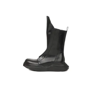 RICK OWENS/RO Strobe Geth Army Fashion Ankle Boots Men's Black