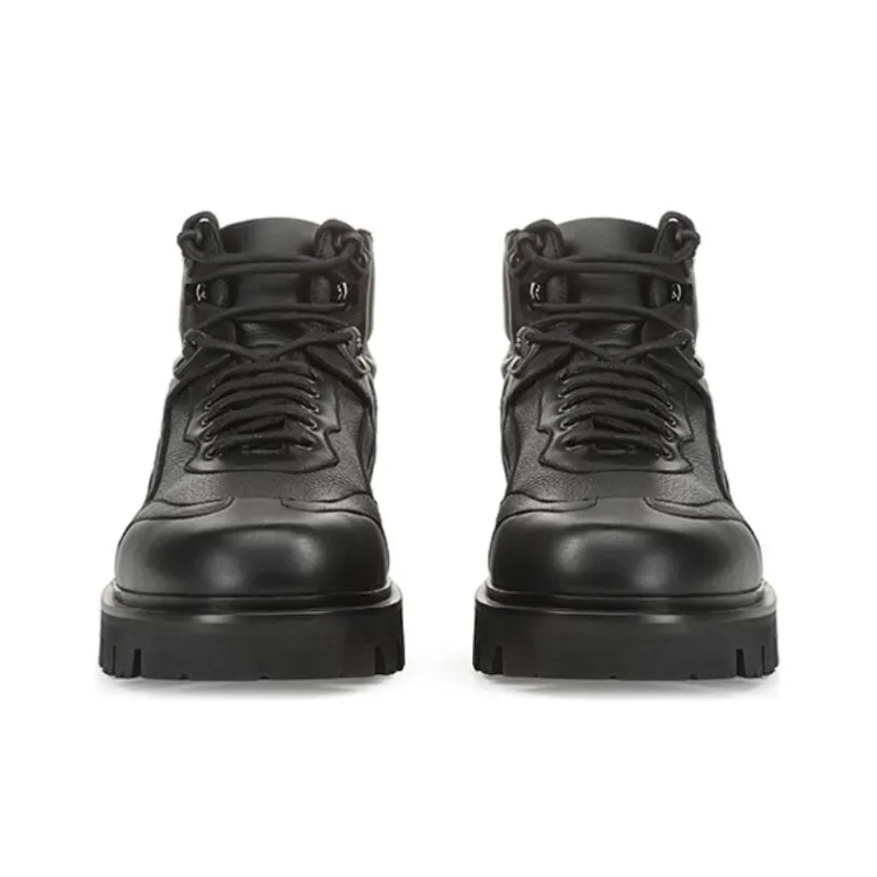 SERGIO ROSSI SR HIKING Ankle Boots Men's Black-3
