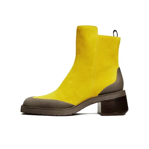 TORY BURCH Fashion Ankle Boots Women's Yellow