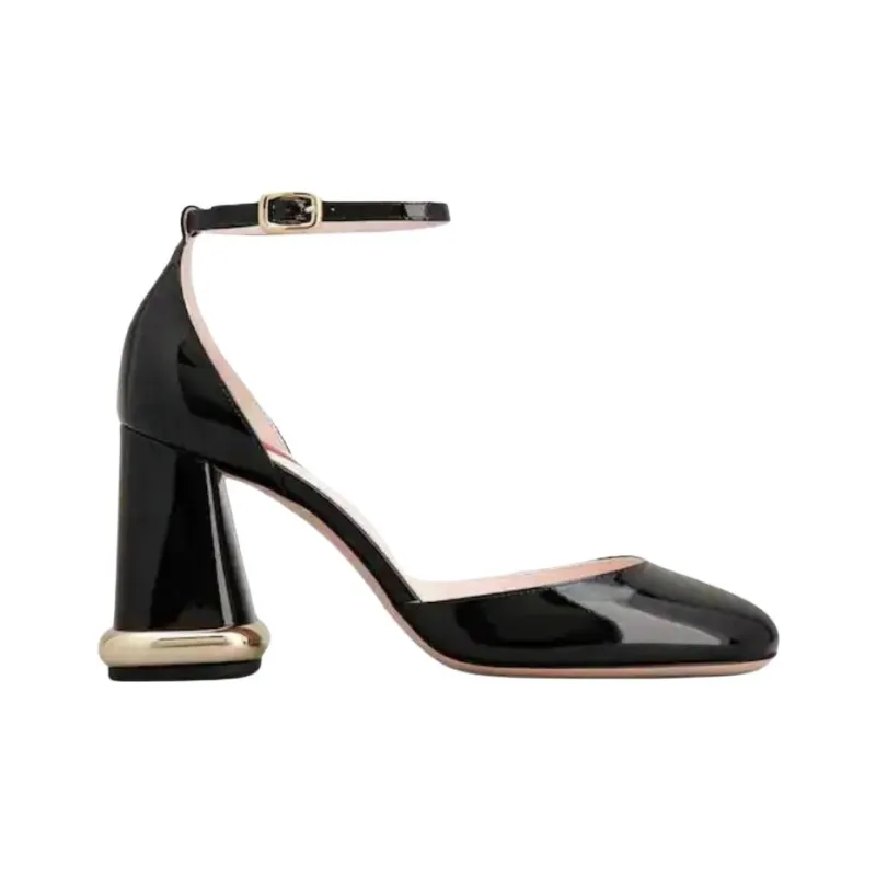 Roger Vivier Buckle Detailed Square Toe Pumps-1
