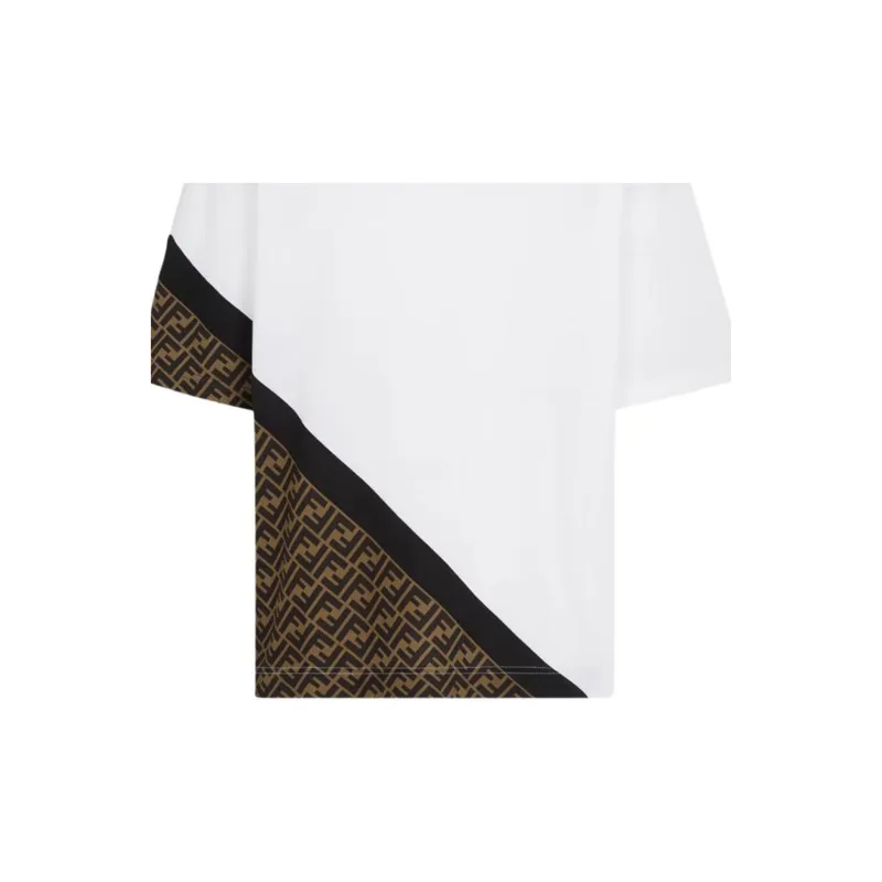 FENDI T-Shirts Men White - Cheap Rcj Jordan Outlet