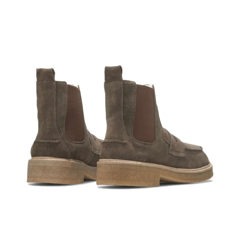 Inuikii Short Chelsea Boots Men's Brown-3