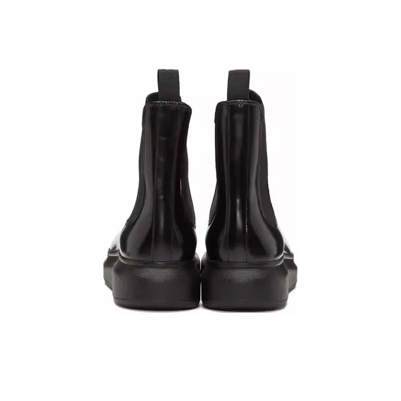 Alexander McQueen Hybrid Chelsea Boot Black Women's-4