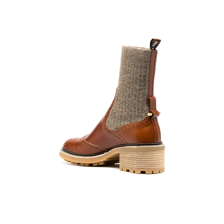 Chloé Chelsea Boots Women's Brown-3