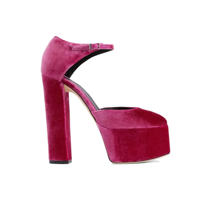 Giuseppe Zanotti Bebe Velvet 150mm Pumps-1