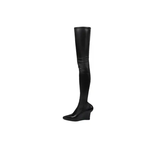 Givenchy Show Knee High Boots 8cm Women's Black