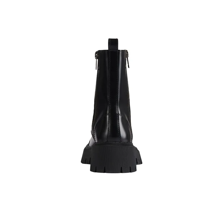 Balenciaga Tractor 20mm Zip Up Boot Black-3