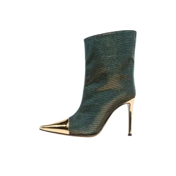 Alexandre Vauthier Ankle Boots 10cm Women's Green