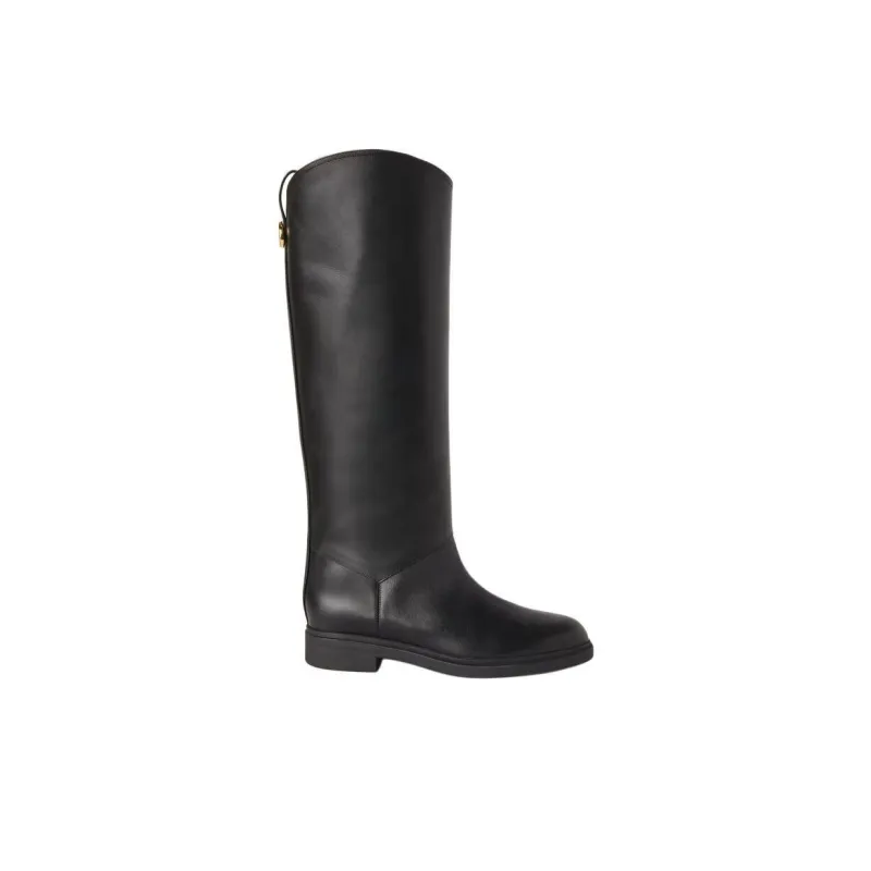 Loro Piana Kilda Knee-high Boots Women's Black-1