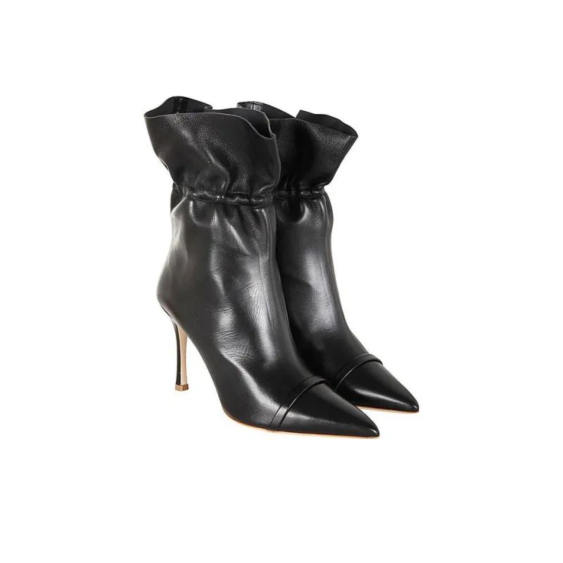 Malone Souliers Ruched Pointed Boots-2
