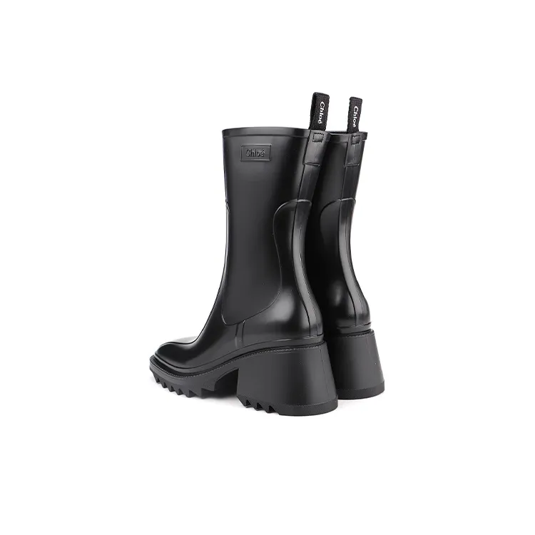 Chloé Women's PVC Betty Rain Boot 'Black'-3