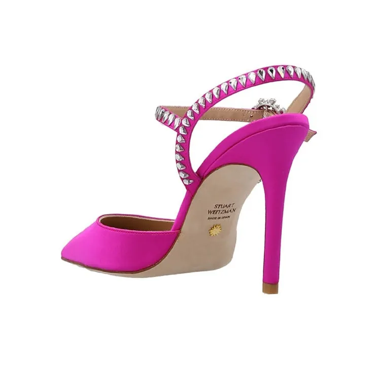 Stuart Weitzman/SW Gmcut High Heels 10cm Women's Fuchsia-2