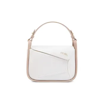 Folli Follie PU Shoulder Bag, Crossbody Bag, Handbag Small Size Women's White/Blue/Khaki