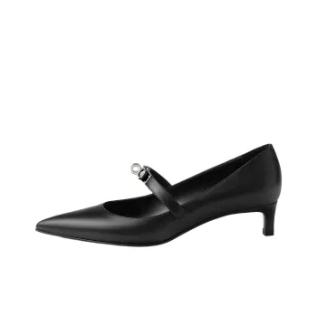 HERMES Kiara Slim Heel High Heels 4cm Women's Black