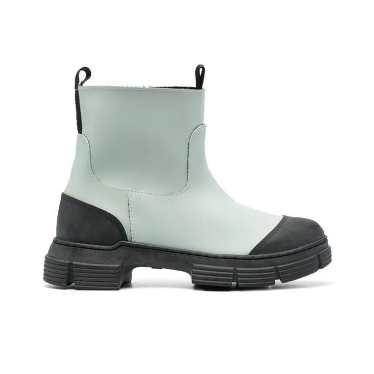 GANNI Chunky Slip-on Boots-1