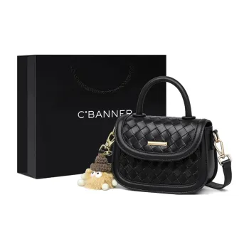 C°BANNER Synthetic Leather Shoulder Bag, Crossbody Bag, Handbag Regular Women's Black