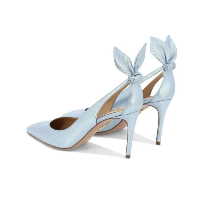 AQUAZZURA Slim Heel High Heels Women's Light Blue-3
