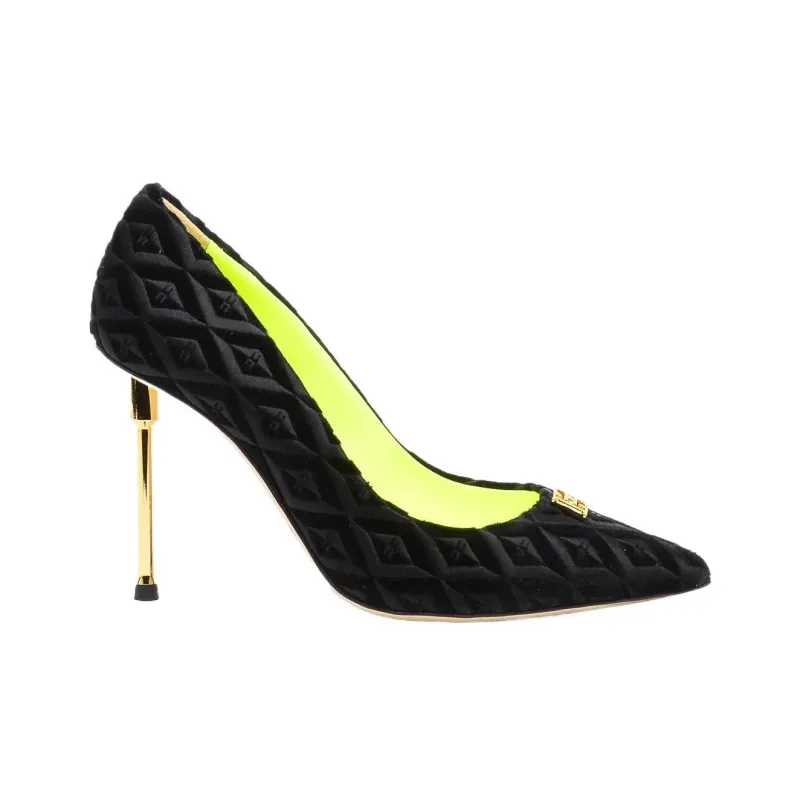 Elisabetta Franchi Slim Heel High Heels 8cm Women's Black-1