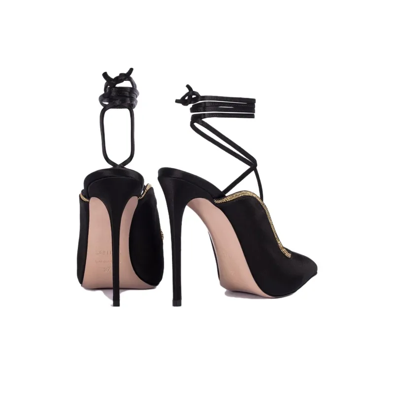 Le Silla Ivy 120mm Lace up Pumps-3