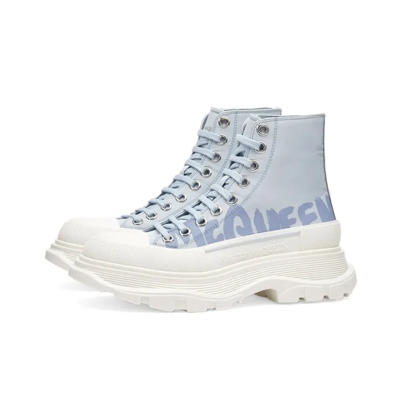 Alexander McQueen Tread Slick Boots 'Sky Blue White' Women's-1