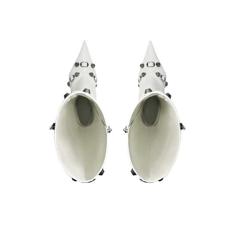 Balenciaga Cagole 90mm Knee-high Boots - POIZON