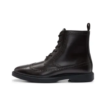 HUGO BOSS Ankle Boots Men's Deep Red