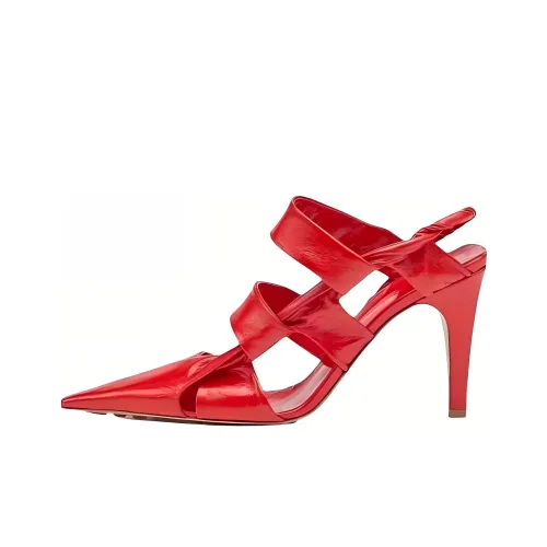 Bottega Veneta POINT High Heels Women's Red