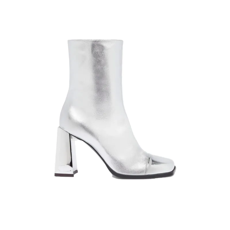 Carel Ankle Boots 9.5cm Women's Silver-1