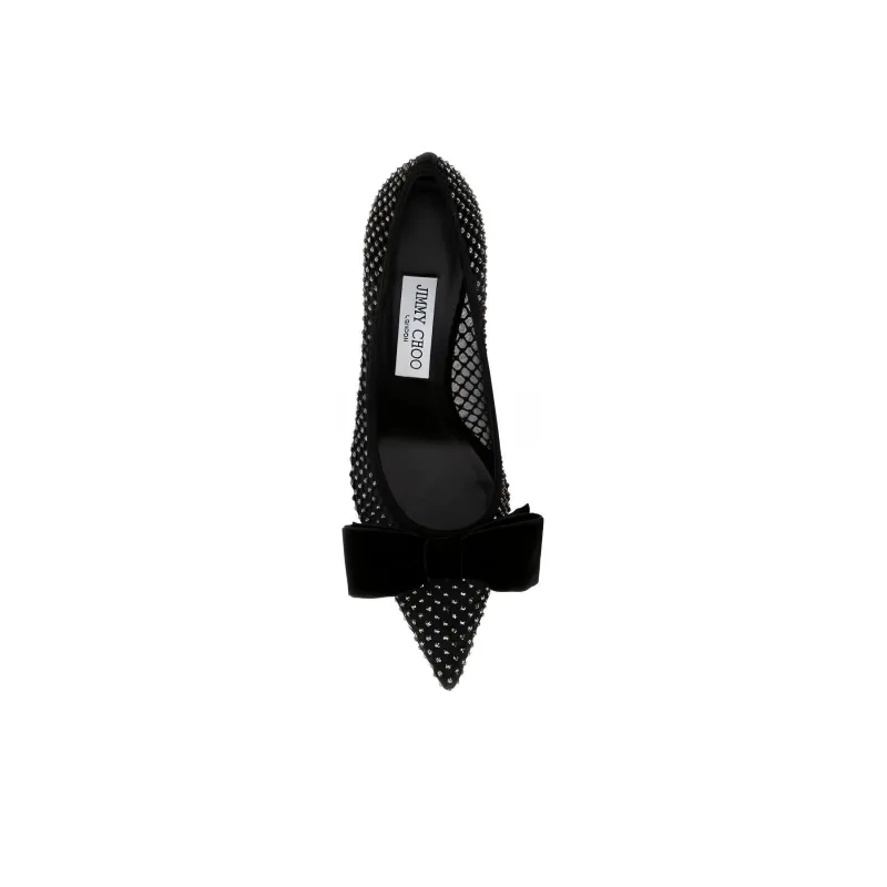 Jimmy Choo LOVE Slim Heel High Heels 6.5cm Women's Black-4