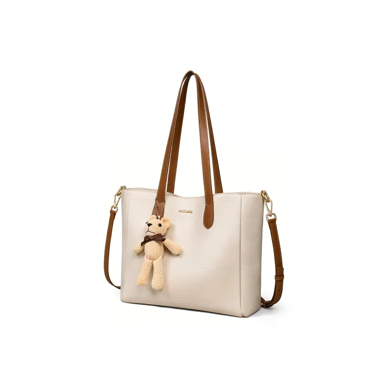 MILLIE'S Cow Leather Underarm Shoulder Bag, Crossbody Bag Regular Women's Ecru-4
