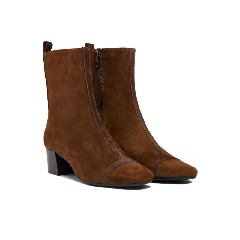 Carel Ankle Boots 4cm Women's Brown-2