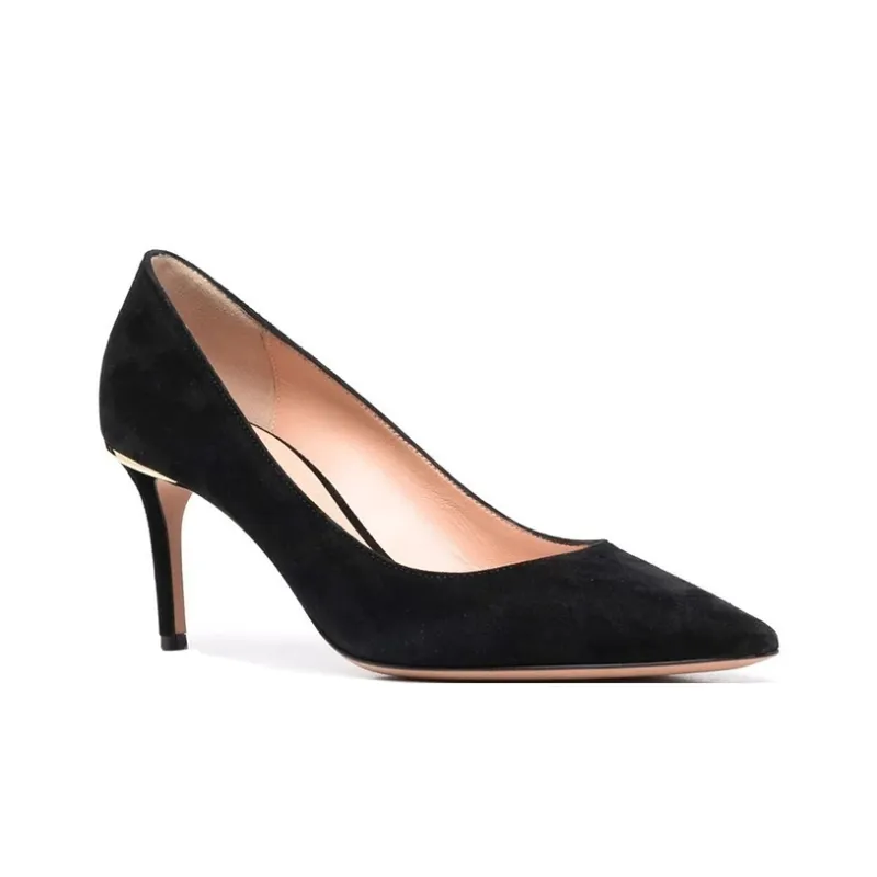 BALLY Pointed Suede Pumps-1