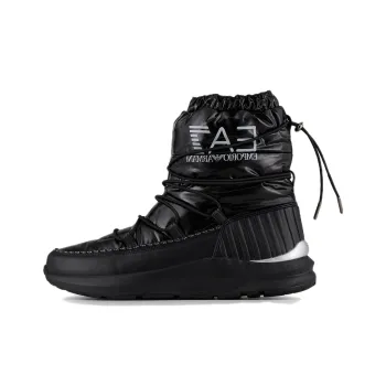 Ea7 EMPORIO ARMANI Logo print Quilted Snow Boots