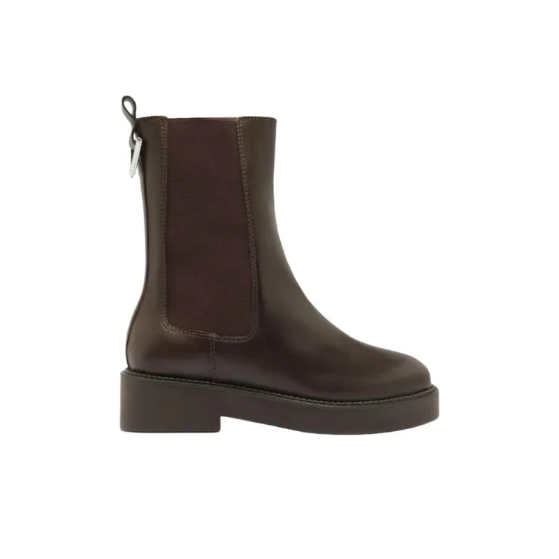 Schutz Short Chelsea Boots 4.3cm Women's Brown-1