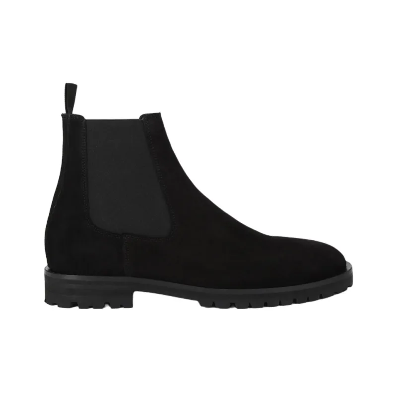 Kurt Geiger London Hunt Short Chelsea Boots Men's Black-1