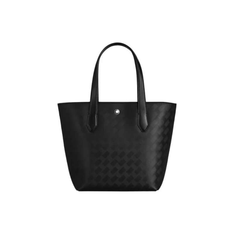 MONTBLANC Cow Leather Tote Bag, Shopping Bag, Shoulder Bag, Handbag Medium Size Women's Black-0