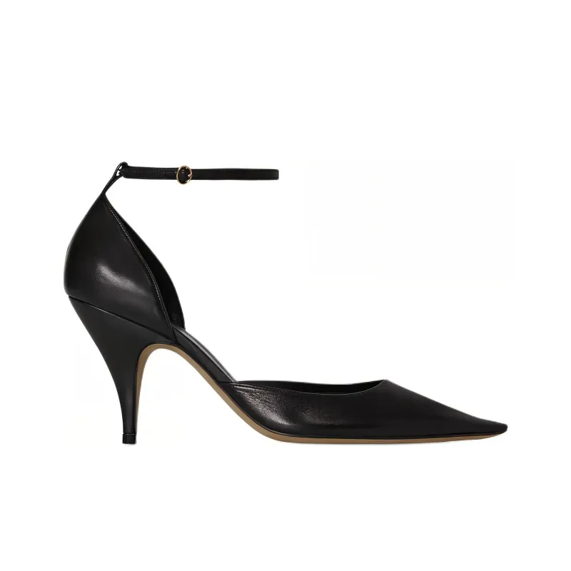 THE ROW Liisa D'Orsay Ankle Strap Pumps-1
