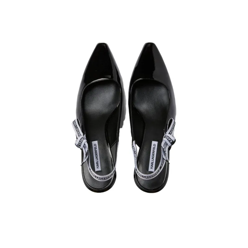 KARL LAGERFELD / Karl Lagerfeld Jeans 75mm Panache Ribbon Slingback Pumps-2