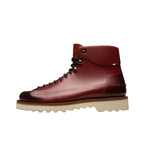 BALLY Heritage Ankle Boots Men's Red