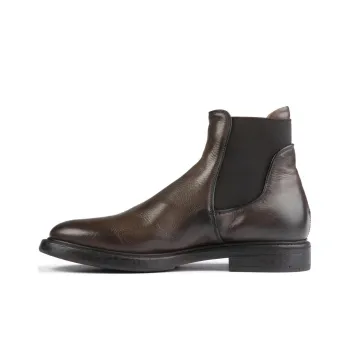 Silvano Sassetti Short Chelsea Boots Men's Brown